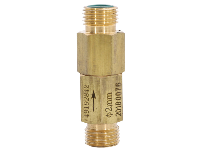 Secondary return check valve